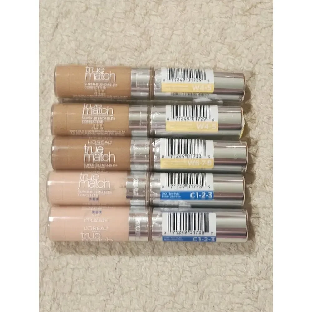 L'Oreal Paris True Match Concealer, Liquids, Light Medium W4-5, 0.17 fl oz